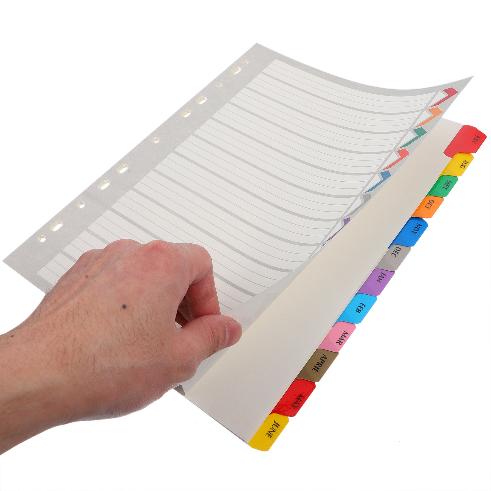 12 feuilles de séparateurs d'i - Tab Divider A4 avis et prix